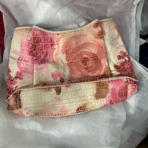 FENDI Floral Pink Designer bag